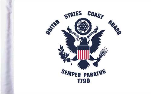 Coast Guard Flag - 6" x 9"