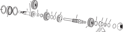 Mainshaft - 1st Gear