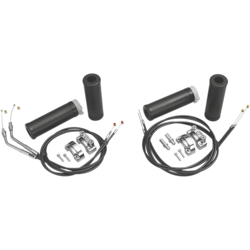 S&S Cycle #19-0448 - Dual-Cable Throttle Assembly Kit - 39" - E&G Carbs
