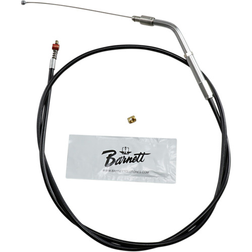 Barnett #101304000606 - Black Vinyl Idle Cable - +6" Size - 38" Length