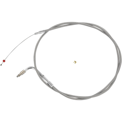 Barnett #102303001806 - Stainless Steel Throttle Cable - +6" - '02-'07 Touring