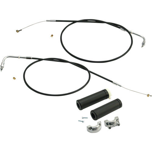 S&S Cycle #19-0449 - Dual-Cable Throttle Assembly Kit - 48" - E&G Carbs