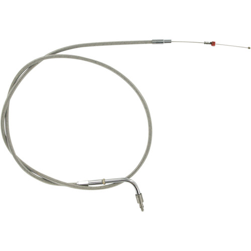 Barnett #30596SC+6DS - Stainless Steel Idle Cable - +6" - '96-'00 Softail