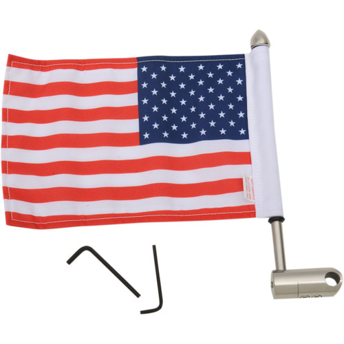 PRO PAD #RFM-RDHB1215 - Luggage Rack Flag Mount - 1/2" Round - With 10" X 15" Flag