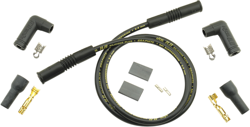 8.8 mm Universal Spark Plug Wires (2) - Variangle - Black