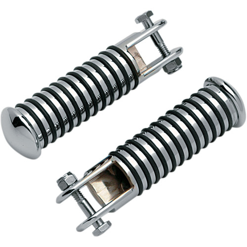 Drag Specialties - Foot Pegs - Round - Ribbed