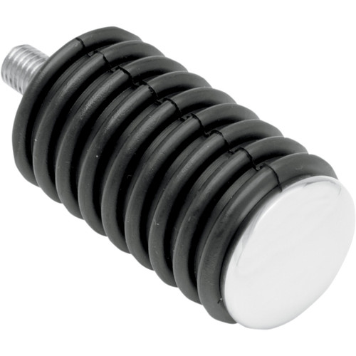 Drag Specialties - Shift Pegs - Rubber - Chrome End