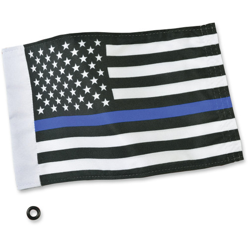 Show Chrome #4-240LE - Thin Blue Line Flag - 6" X 9"