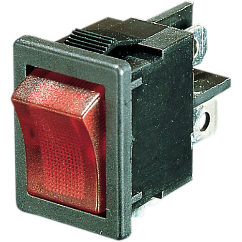Drag Specialties - Rocker Switch - Red - On/Off