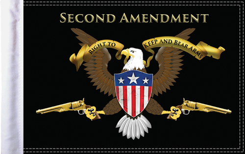 Second Amendment Flag - 10" x 15"
