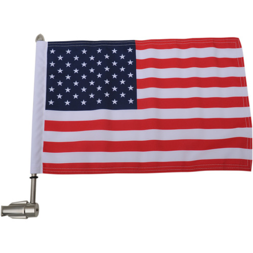 PRO PAD #RFM-RDSB765IN15 - Flag Mount - Sissy Bar - 13" Pole - 10" X 15" Flag