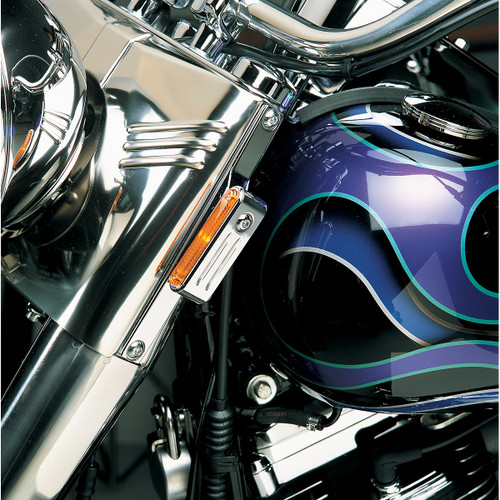 Drag Specialties - Turn Signal Mount For FLST - Chrome