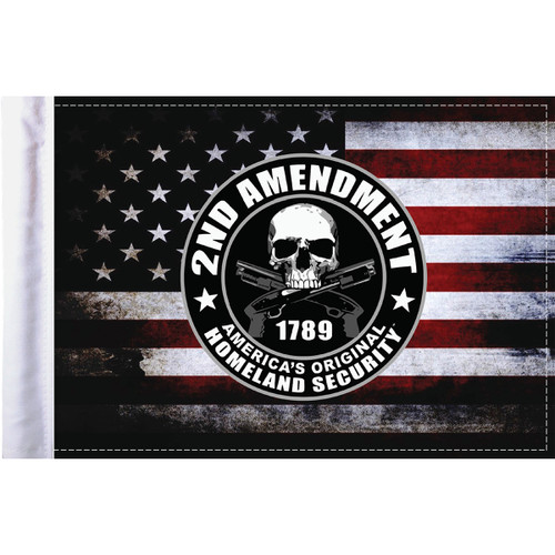 PRO PAD #FLG-HS2AMND - 2nd Amendment Homeland Security Flag - 6" x 9"