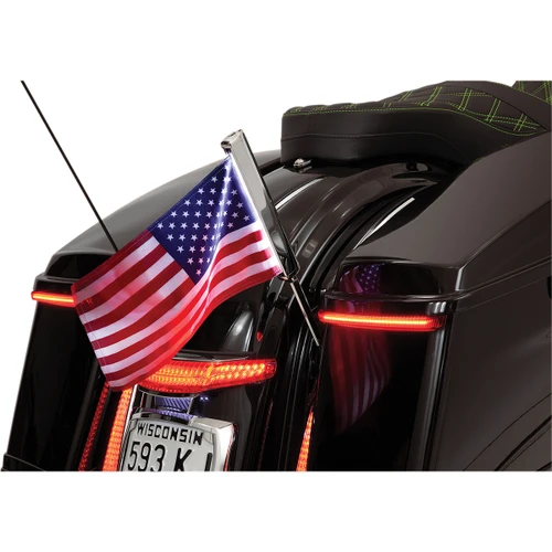 Ciro #70608 - Flagpole Mount - Antenna Mount - Chrome