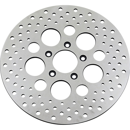 Drag Specialties - Drilled Brake Rotor - Front - 11.5" - Harley-Davidson