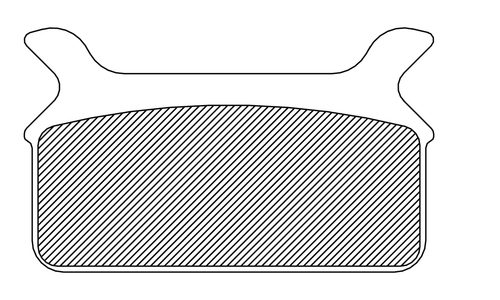 Organic Brake Pads - Touring