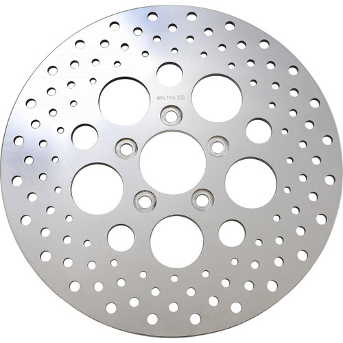 Drag Specialties - Drilled Brake Rotor - Rear - 11.5" - Harley-Davidson