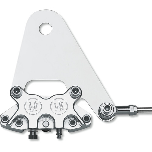 Performance Machine (PM) #1272-0052-P - Caliper - Rear - Polished - Rigid Frame 11.5"