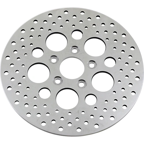 Drag Specialties - Drilled Brake Rotor - Rear - 11.5" - Harley-Davidson