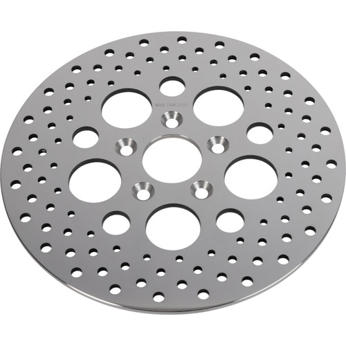 Drag Specialties - Drilled Brake Rotor - Rear - 11.5" - Harley-Davidson