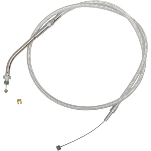 Magnum Shielding #3301 - Sterling Chromite II® Braided Throttle Cable for Harley-Davidson - 32-1/2"