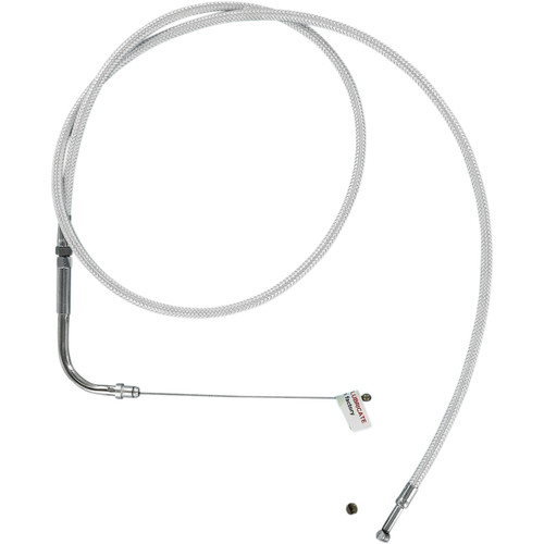 Magnum Shielding #3325 - Sterling Chromite II® Braided Throttle Cable for Harley-Davidson - 30-3/4"
