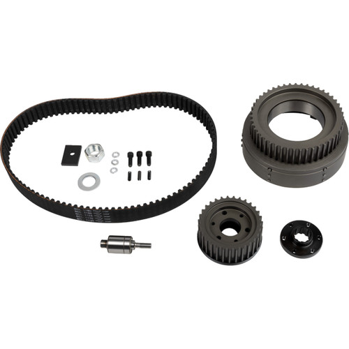 Belt Drives LTD. #47-31SK-3 - Belt Drive Kit - 1-1/2" - 11 mm - Kick Start w/Idler Gear - Spline Shaft - '55-E'84 Big Twin