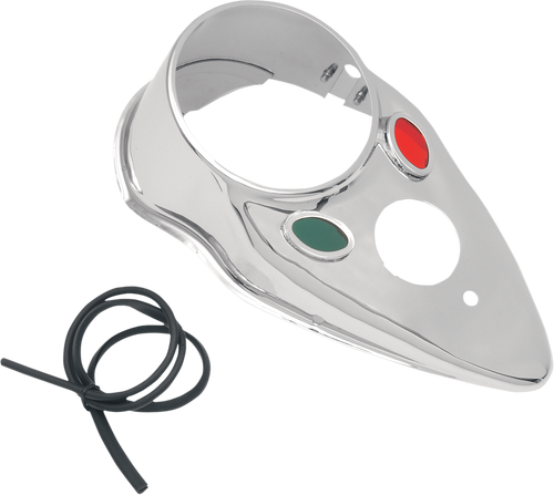 Cat Eye Dash Cover - Chrome