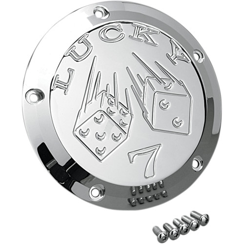 Joker Machine #06-99L - Derby Cover - Lucky 7 - Chrome - 5 Hole