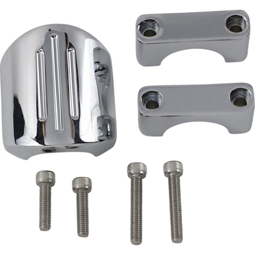 Dakota Digital #BKT-5001 - Chrome Clamp Mount - For 1" T-Bar/Riser Handlebar