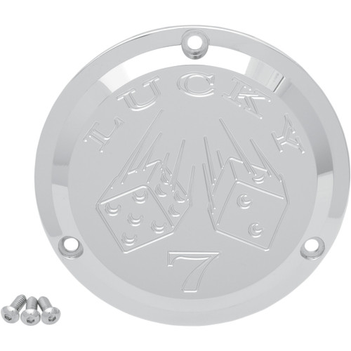 Joker Machine #921017L - Derby Cover - Lucky 7 - Chrome - 3 Hole