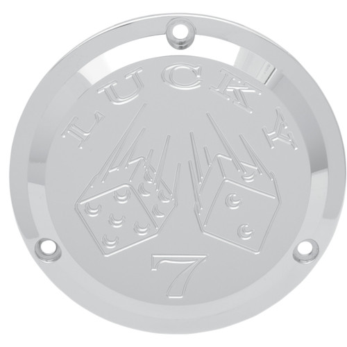 Joker Machine #921017L - Derby Cover - Lucky 7 - Chrome - 3 Hole
