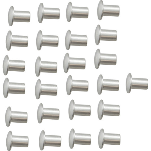 Drag Specialties - Heavy-Duty Front Fender Rivet - Stainless Steel - 1/4" x 5/15" - 25-Pack