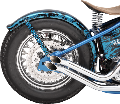 Drag Specialties Smooth Rear Fender - without Taillight/Turn Signal Mount - Steel