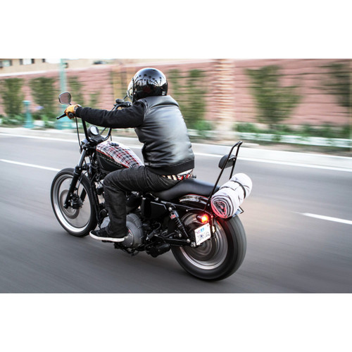 Burly Brand #B28-337 - 1" Narrow Bottom Ape Hanger Handlebar - 14" - Black