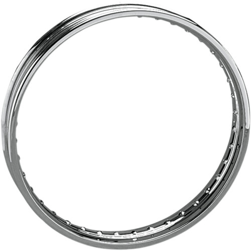 Drag Specialties - Rim - 40 Hole - Spun - Silver - 21x2.15