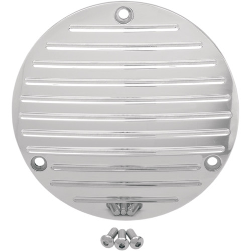 Pro-one Perf.mfg. #202130 - Millennium Derby Cover - Ball Milled - Chrome