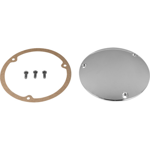 Drag Specialties - Derby Cover - Chrome - 3 Hole - '70-'98 Big Twin