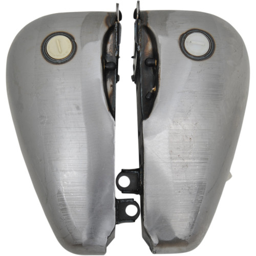Drag Specialties - Fat Bob Style Gas Tanks - Flatside - 6 Gallon