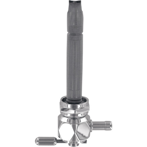Pingel #6311-CD - Hex Fuel Valve - Diamond Chrome - 22 mm