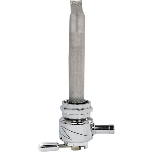 Pingel #4311-CL - Round Fuel Valve - Lightning Chrome - 22 mm