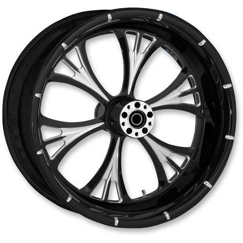 RC Components #18350-9174-102E - Wheel - Majestic Eclipse - Rear - Single Disc/without ABS - Black Eclipse - 18x3.5 - '02-'07 FLH