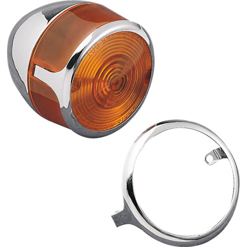 Drag Specialties - Turn Signal Lens Trim - Chrome