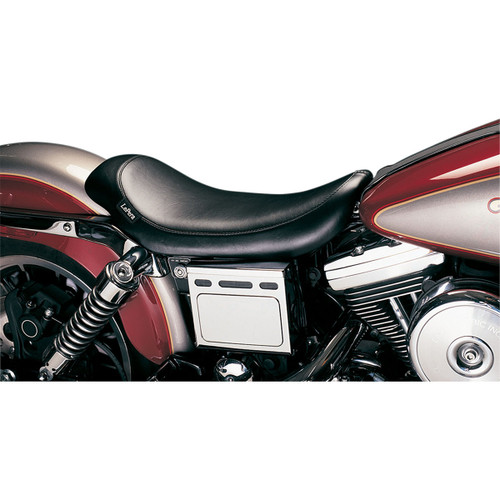 LE Pera #LN-853 - Silhouette Solo Seat - Smooth - Black - FXDWG '96-'03