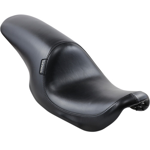 LE Pera #LNU-861 - Silhouette Up-Front Seat - Full-Length - Smooth - Black - FXD '96-'03