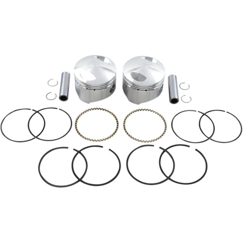Wiseco #K1614 - Piston Kit - +0.010" - 80" Big Twin 1340 cc