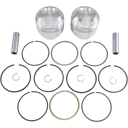 Wiseco #K1627 - Piston Kit - +0.040" - High Compression - Big Twin 1340 cc 80"
