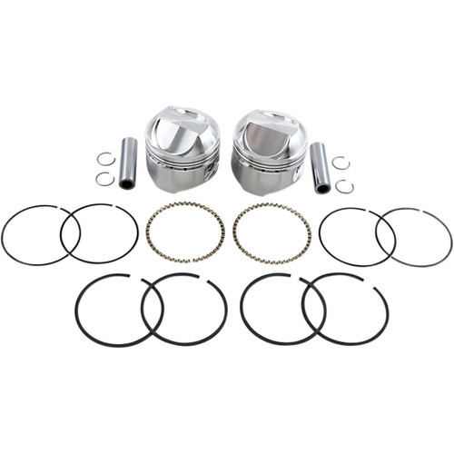Wiseco #K1625 - Piston Kit - +0.020" - High Compression - Big Twin 1340 cc 80"