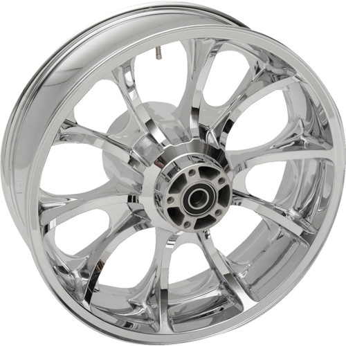 Coastal Moto #3D-LGO185CH - Wheel - Largo 3D - Rear - Single Disc/without ABS - Chrome - 18x5.5 - '09+ FL