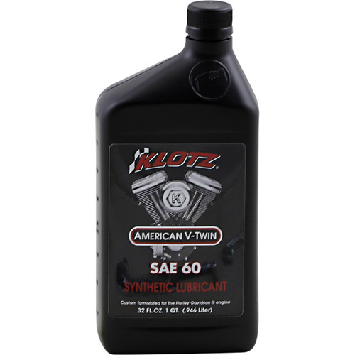 Klotz OIL #KH-60 - V Twin Synthetic Oil - 60W - 1 U.S. quart